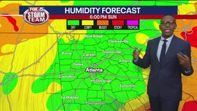 Saturday evening forecast