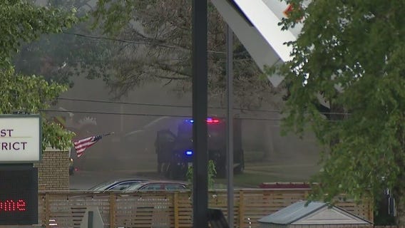 Crews respond to Oak Forest house fire, barricade situation