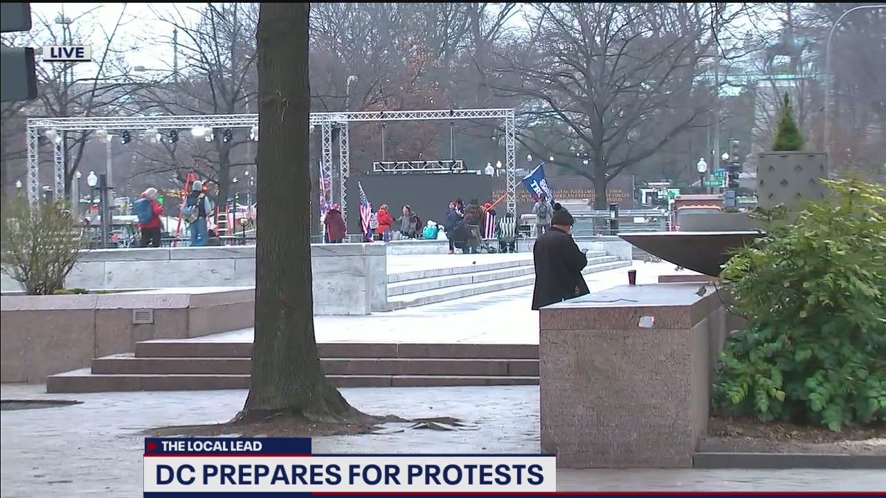 DC preparing hours before planned pro-Trump protest