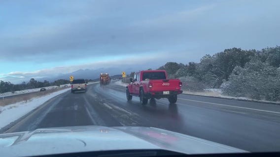 Winter storm brought snow to Arizona high country