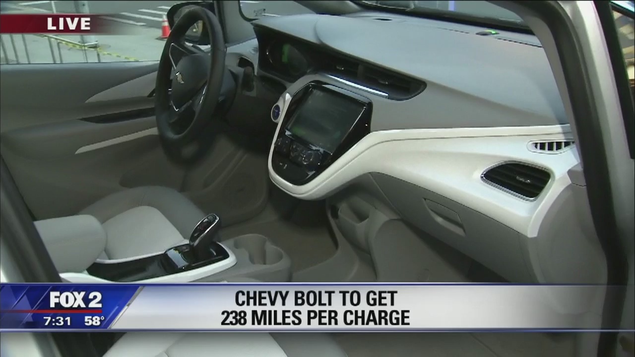 GM's electric Chevy Bolt to go 238 miles per charge