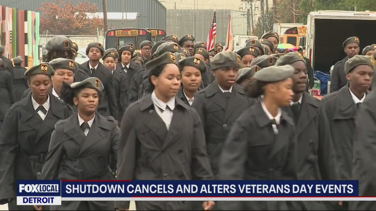 Detroit Veterans Day Parade feels pinch of government shutdown