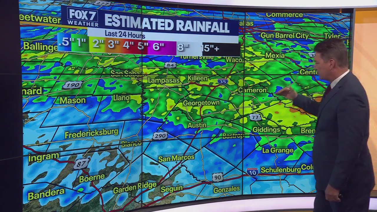 Austin weather: Storms clear, cooler temps Friday