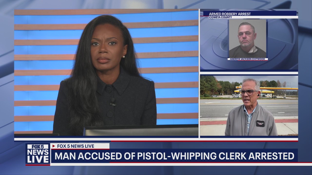 Man accused of pistol-whipping store clerk arrested