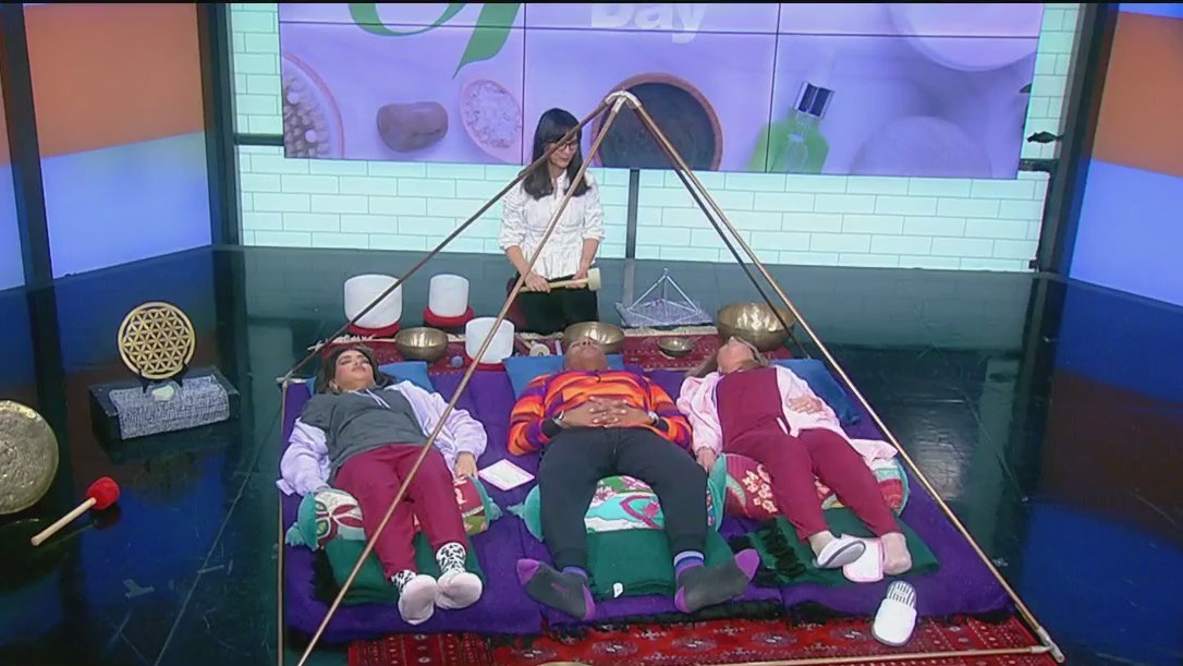 Sound baths reduce stress, anxiety