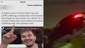 Airborne Tesla: Search continues for suspect in viral, dangerous stunt