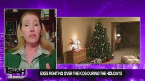 Exes fighting over their children during the holidays