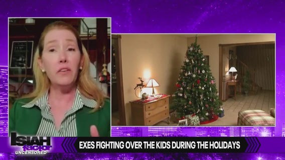 Exes fighting over their children during the holidays