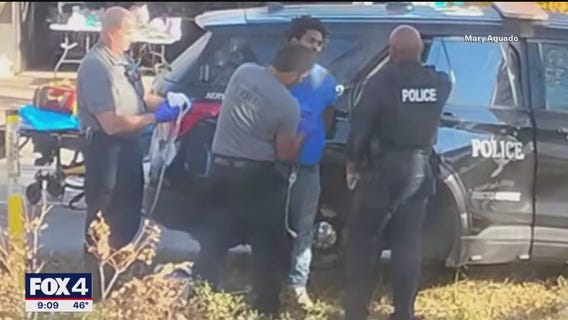 Driver arrested after high-speed police chase and crash