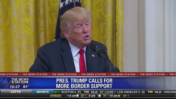 Trump calls for more border security