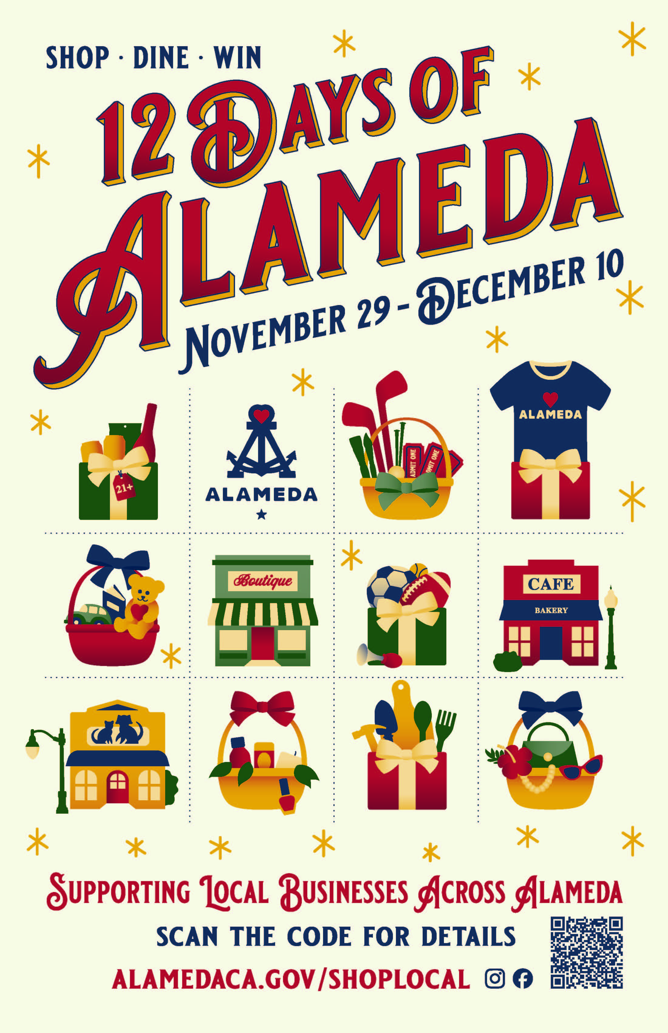12 Days of Alameda campaign encourages residents to shop small