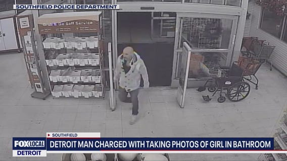 Suspect charged with recording video of girl in store bathroom