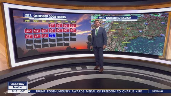 Austin weather: Warmer than average temps continue