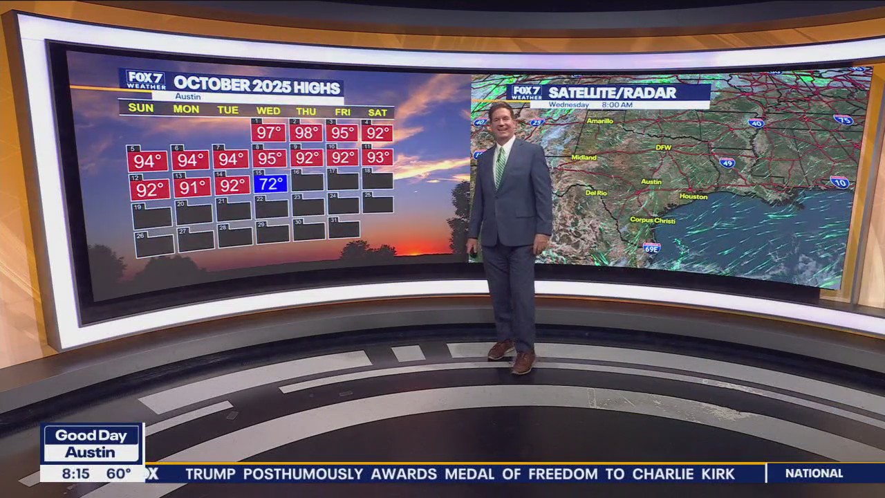 Austin weather: Warmer than average temps continue