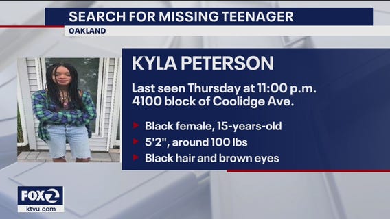 Search underway for missing Oakland teenager Kyla Peterson