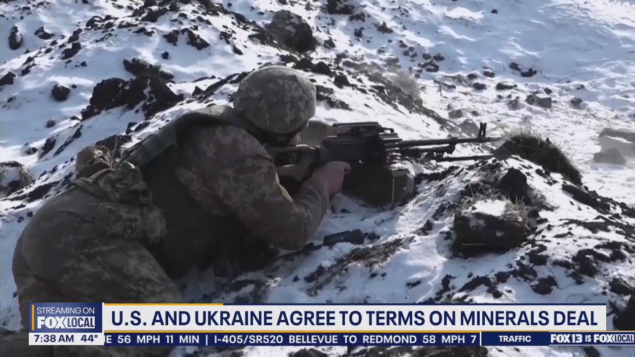 US and Ukraine agree to terms on minerals deal