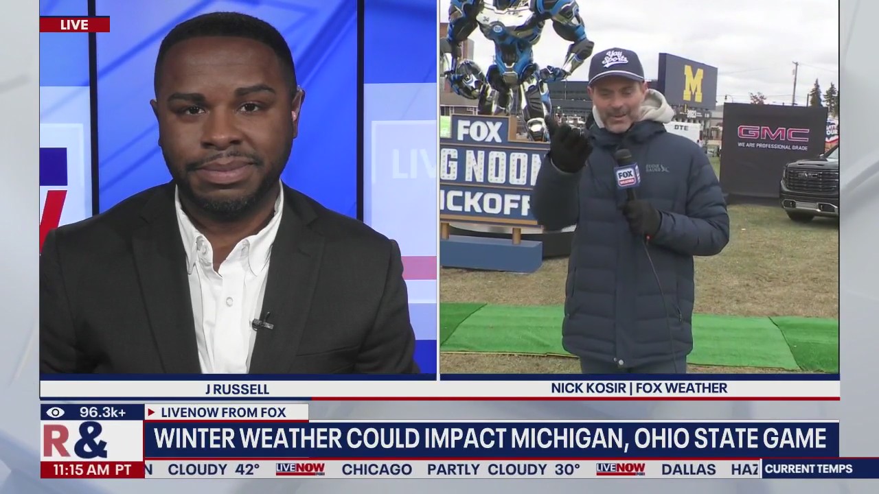 Winter weather could impact Michigan, Ohio State game