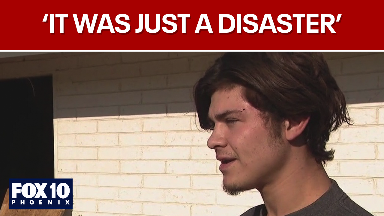 Man speaks out after car crashes into his room