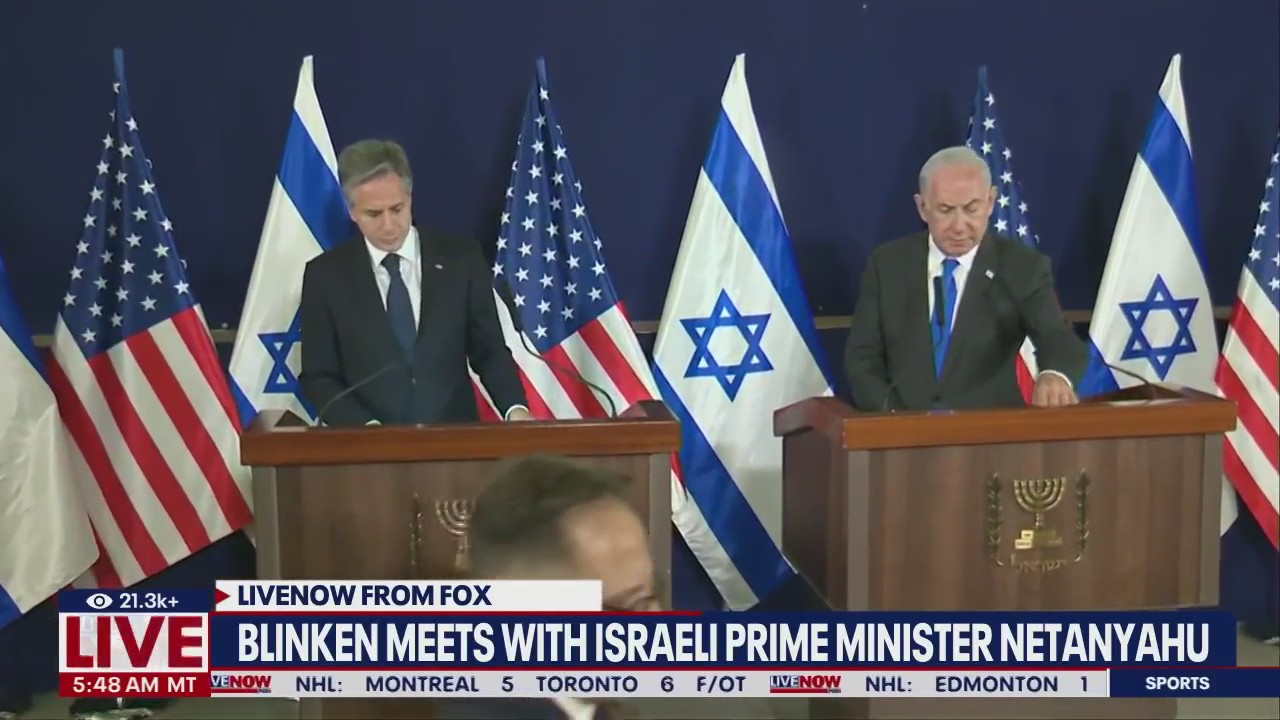Sec. Blinken meets with PM Netanyahu
