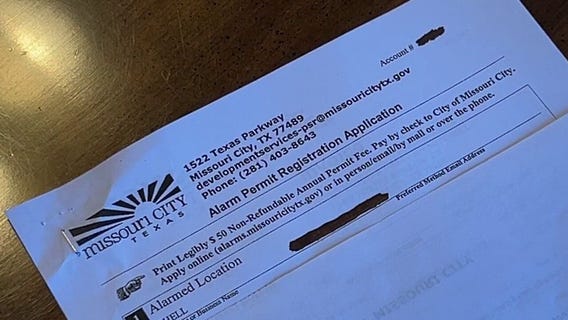 Invoice mix-up raising alarm for Missouri City homeowner