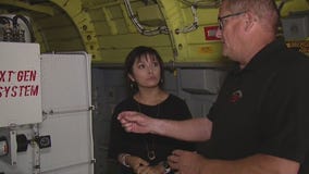 Large helicopter used to fight wildfires at night