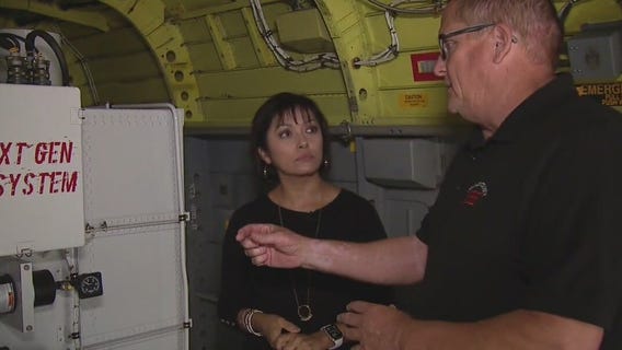 Large helicopter used to fight wildfires at night