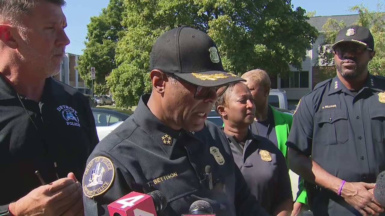 Detroit police chief gives update on hospital shooting