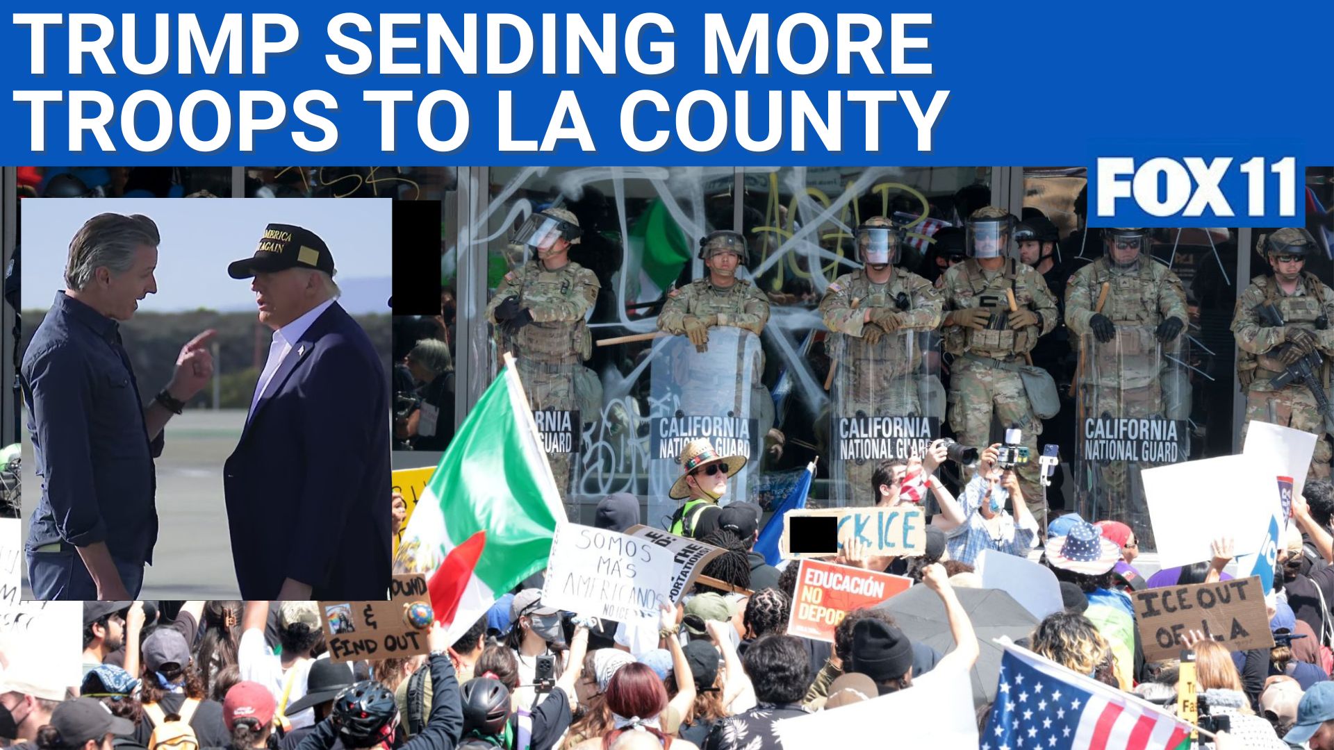 Trump sending 700 Marines to help National Guard