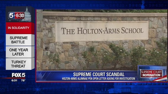 Kavanaugh accuser's fellow alumnae from Holton-Arms School sign letter supporting her