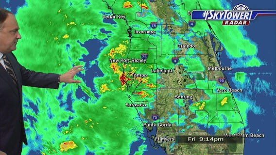 Tropical Storm Nestor Friday night update