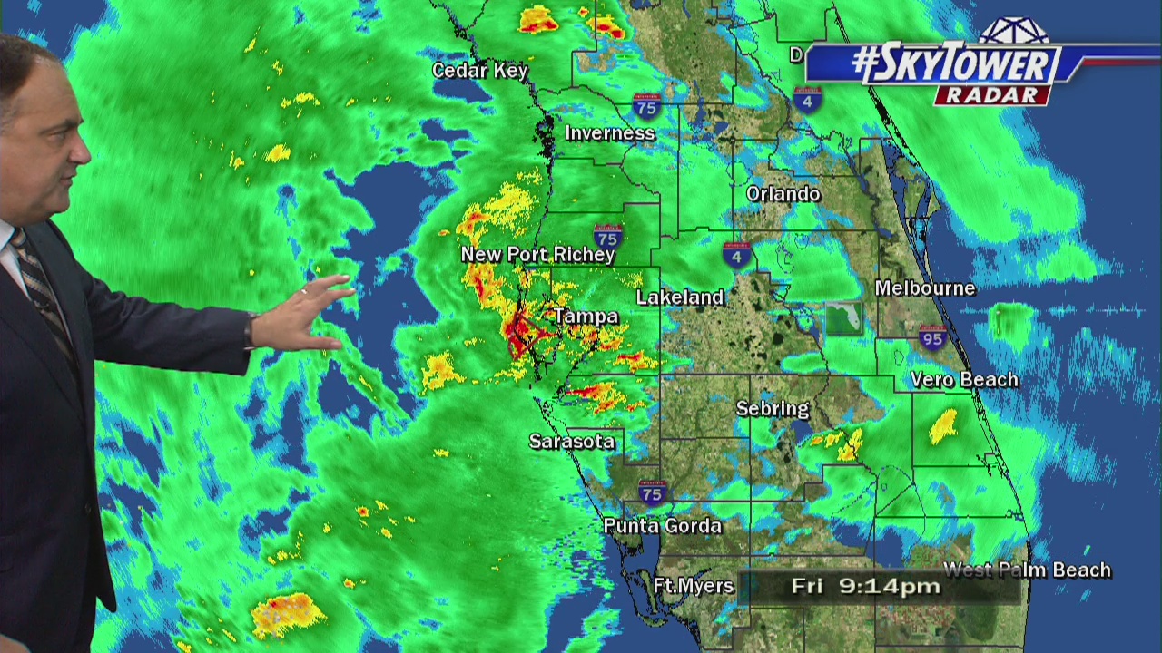 Tropical Storm Nestor Friday night update