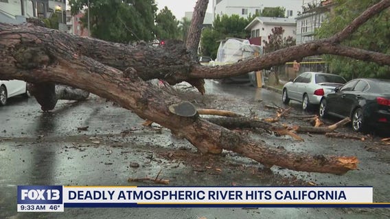 Deadly atmospheric river hits California