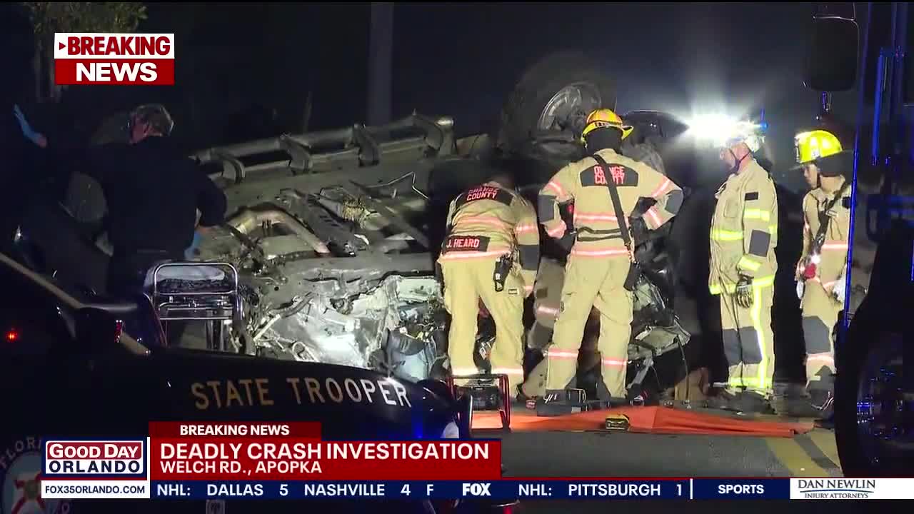 Deadly crash investigation in Apopka | FOX 35 Orlando