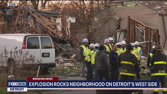 DTE investigating source of house explosion on Detroit's west side