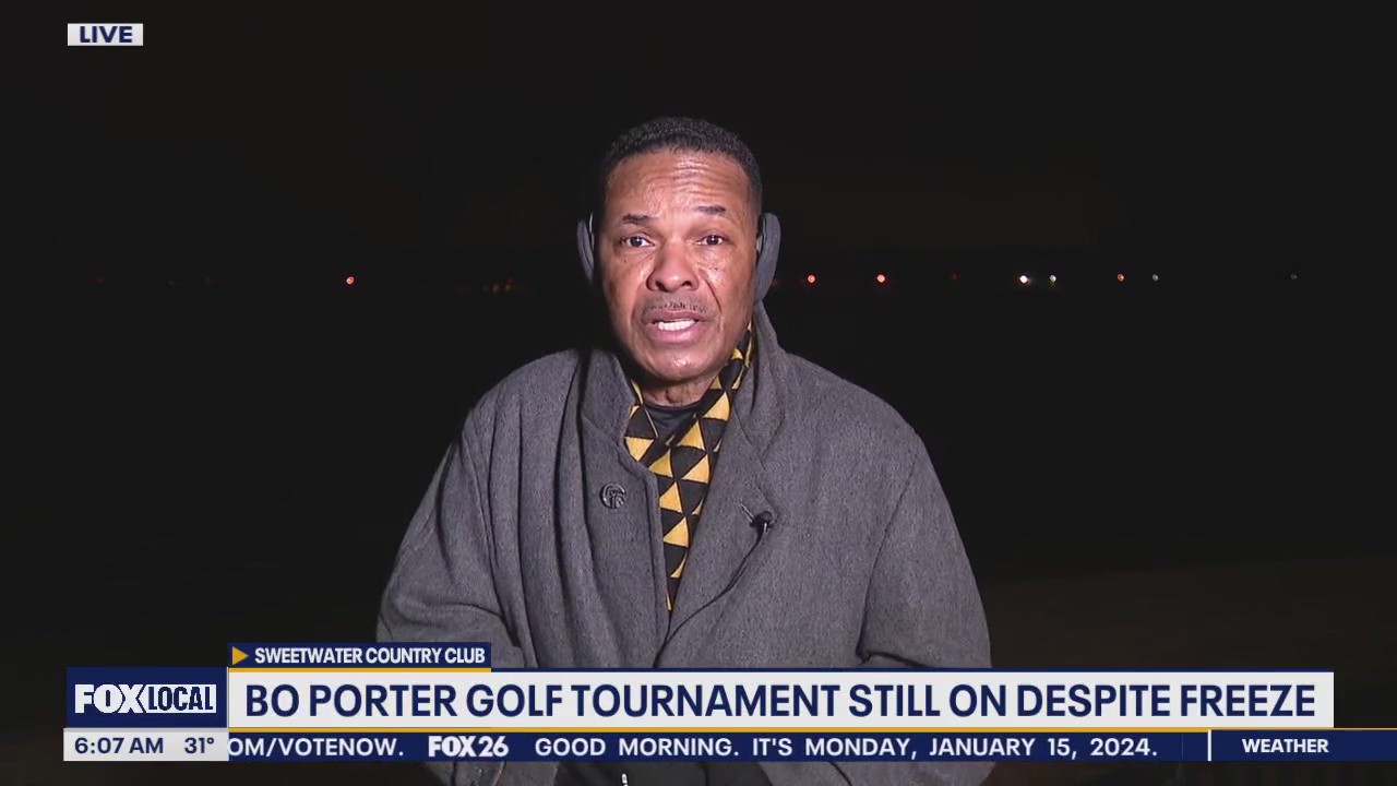 Bo Porter Golf Tournament still on despite freeze