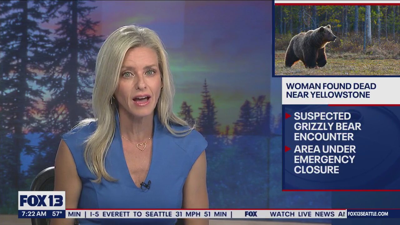 Woman found dead near Yellowstone, suspected grizzly encounter