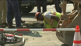 Hoboken water main breaks