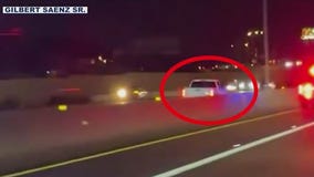 Wrong-way driver caught on camera