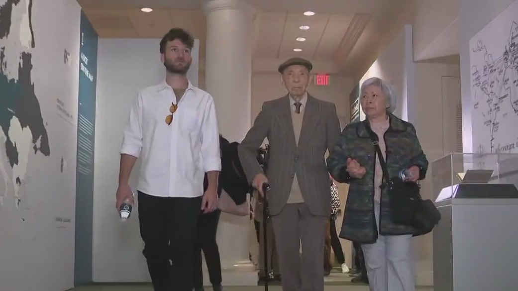 Oct. 7 Hamas attack survivor meets Holocaust survivor at Auschwitz Exhibit