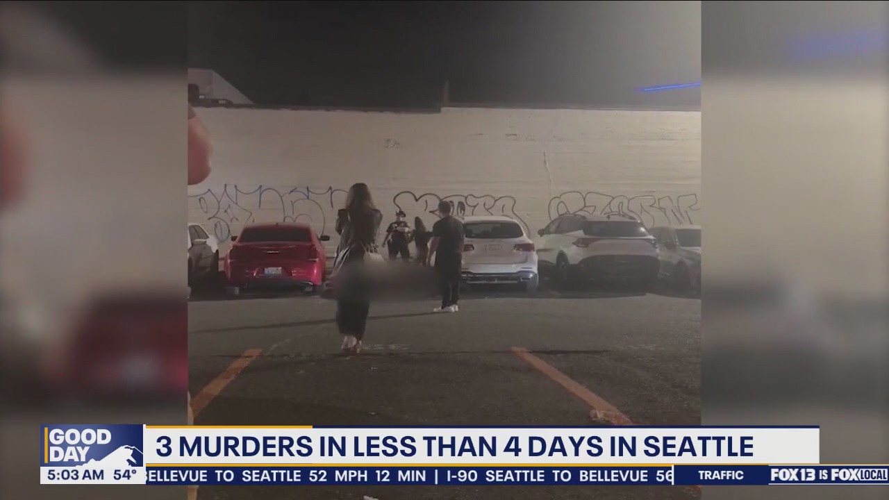3 murders in less than 4 days in Seattle