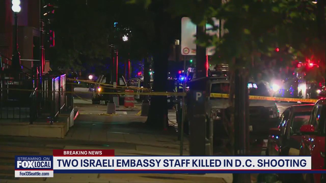 2 Israeli Embassy staff killed in Washington DC shooting | FOX 13 Seattle
