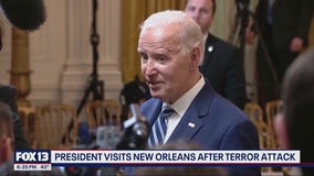 Biden visits New Orleans after terror attack