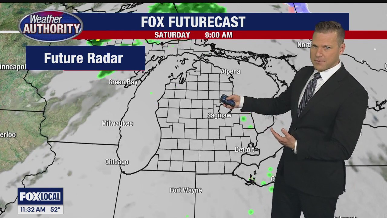 Warmer air comes in Saturday along with some showers
