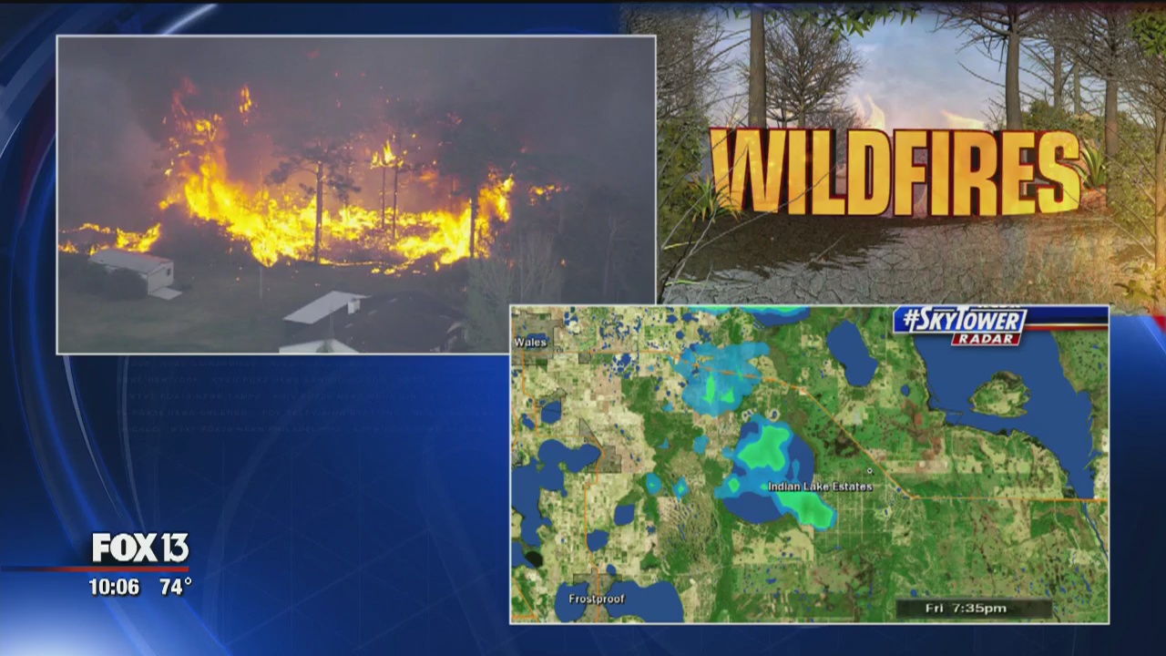 Wildfires burn homes, causes evacuations | FOX 13 Tampa Bay