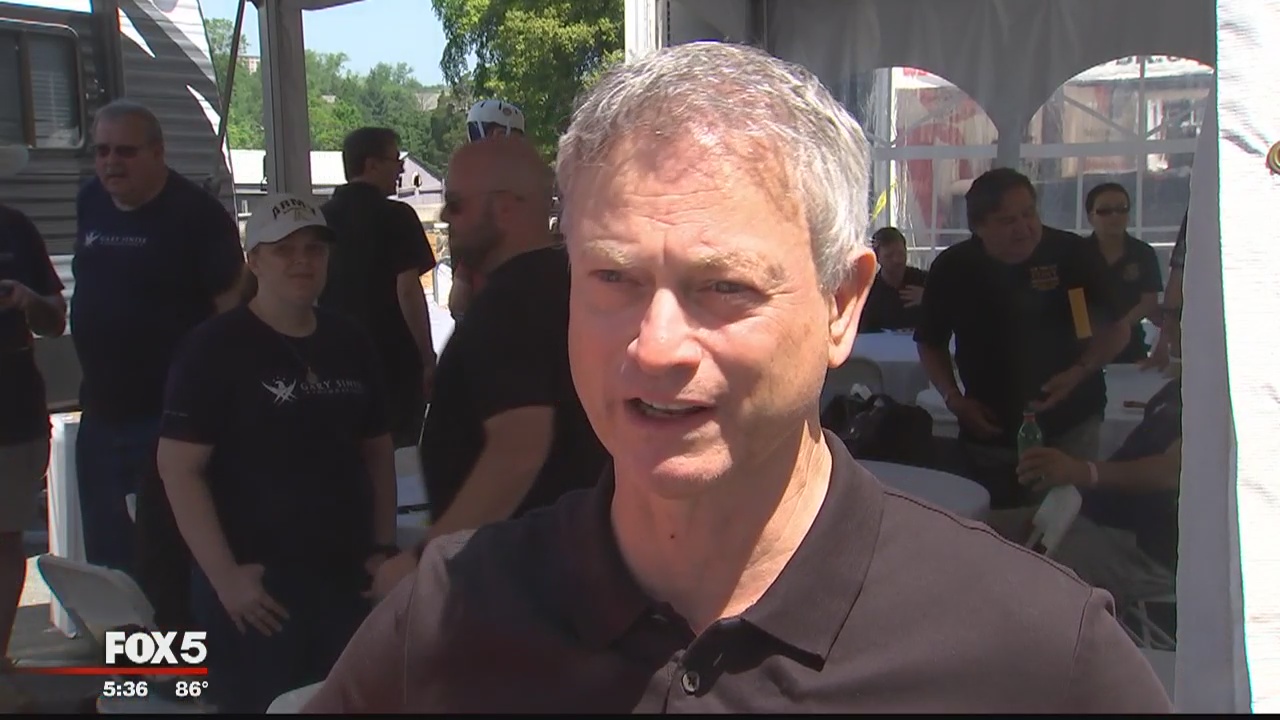 Gary Sinise holds Invincible Spirit Festival for service members and their families at Naval Support Activity Bethesda