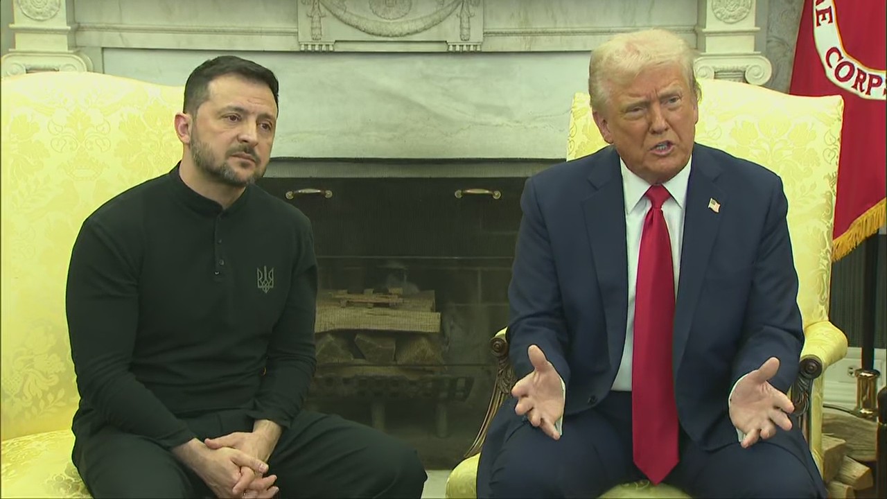 Trump-Zelenskyy meeting filled with tense moments [FULL MEETING]