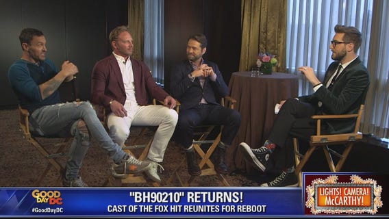 Brian Austin Green, Ian Ziering and Jason Priestley in 'BH90210'