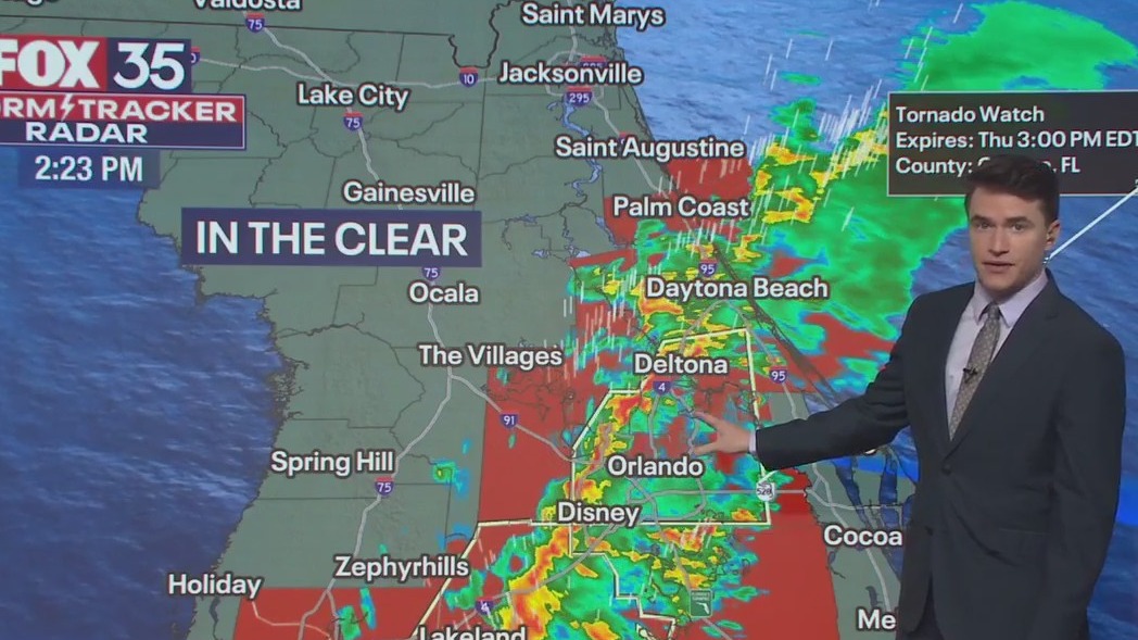 Orlando weather update: 2:30PM : Tracking severe storms