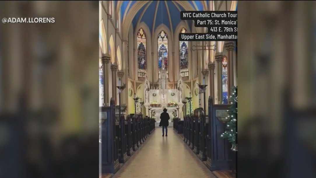 NYC TikToker showcasing city's Catholic churches