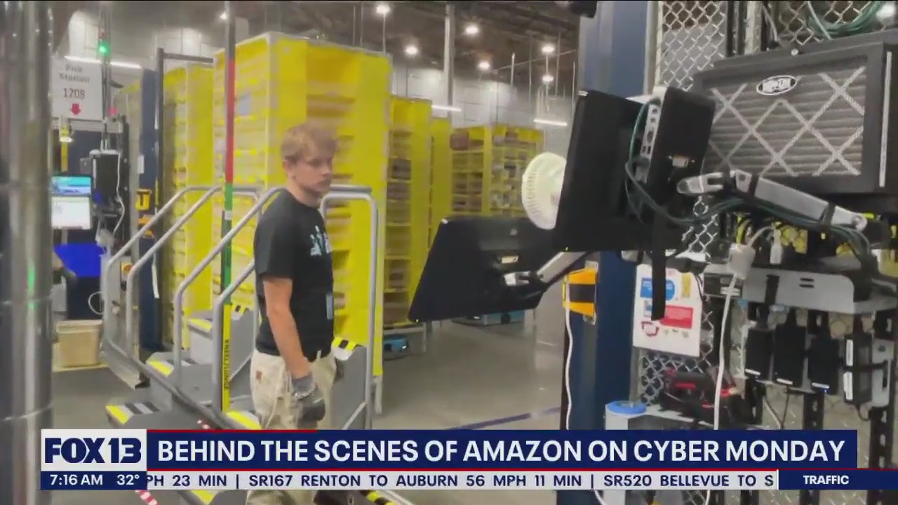 Behind the scenes of Amazon on Cyber Monday